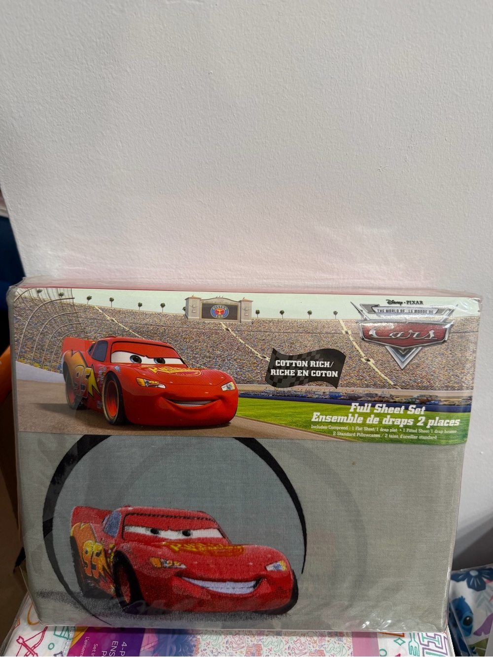 Disney Red Lightning McQueen Cars Full Sheet Set
